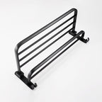 Contemporary 8-piece Bathroom Accessory Set Matte Black Bathroom Shelf/Paper Holder/Towel Hook