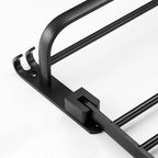 Contemporary 8-piece Bathroom Accessory Set Matte Black Bathroom Shelf/Paper Holder/Towel Hook
