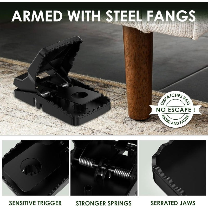Heavy-Duty Double Bite Rat Trap