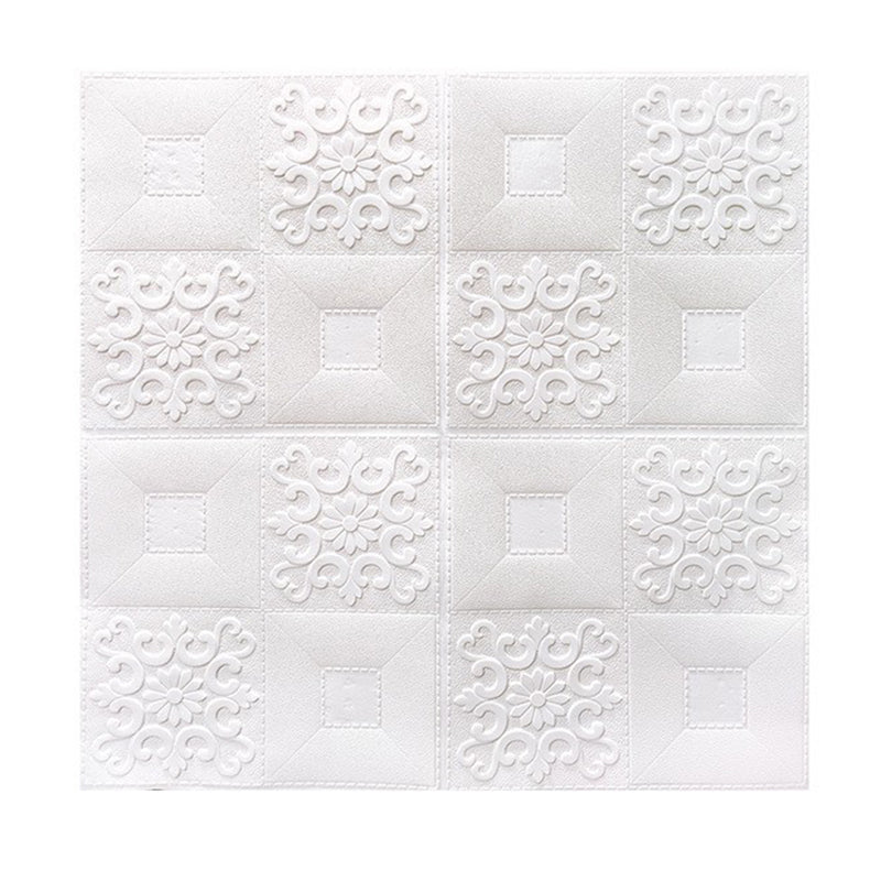 Modern wall covering foam 3D embossed peel and stick wall panel