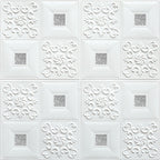 Modern wall covering foam 3D embossed peel and stick wall panel