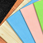 Wood look interior decor panels for peeling and sticking 3D relief wall cladding