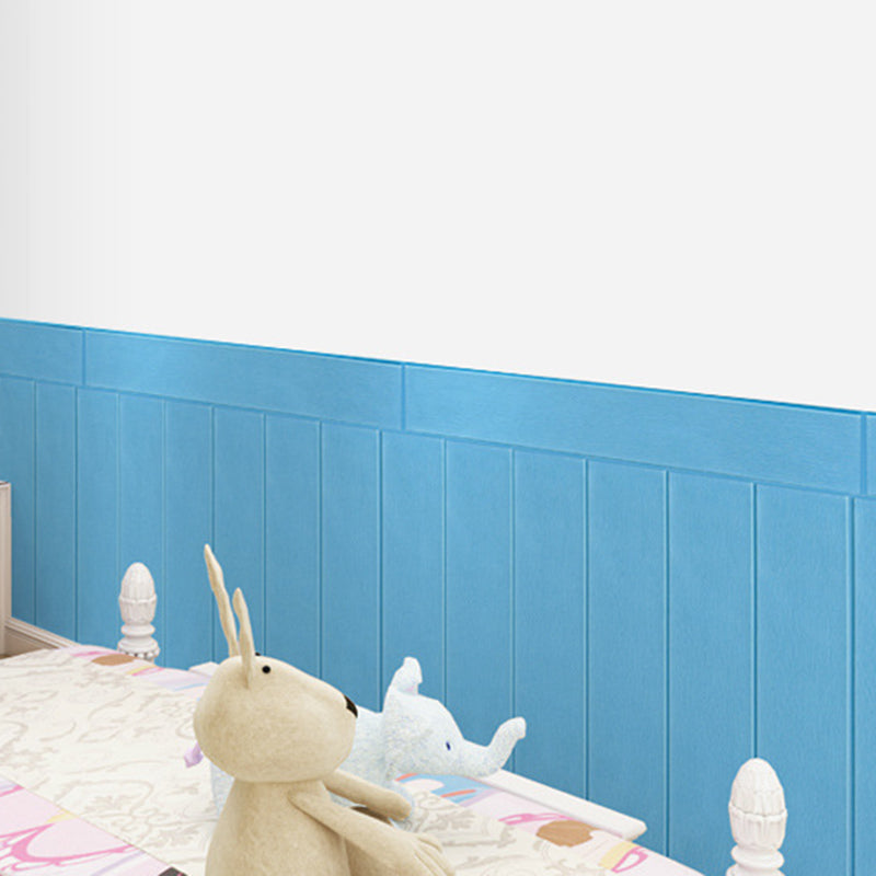 Wood look interior decor panels for peeling and sticking 3D relief wall cladding