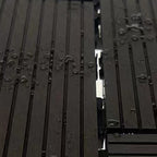 Wire brushed wooden floor tiles Click-Lock engineered wood for patio garden