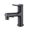 Contemporary Vessel Faucet Copper Single Handle Low Arc Pull Down Vessel Faucet for Home