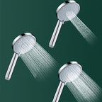 Rainfall Handheld Shower High Flow 3 Spray Patterns Wall Mounted Showerhead