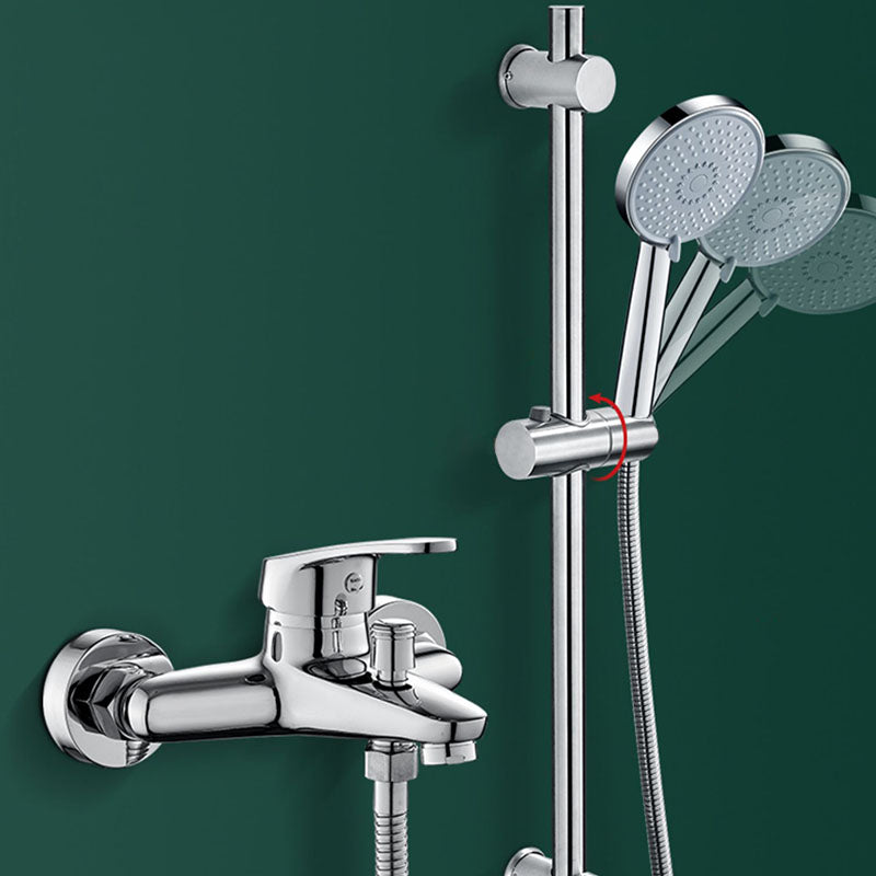 Rainfall Handheld Shower High Flow 3 Spray Patterns Wall Mounted Showerhead