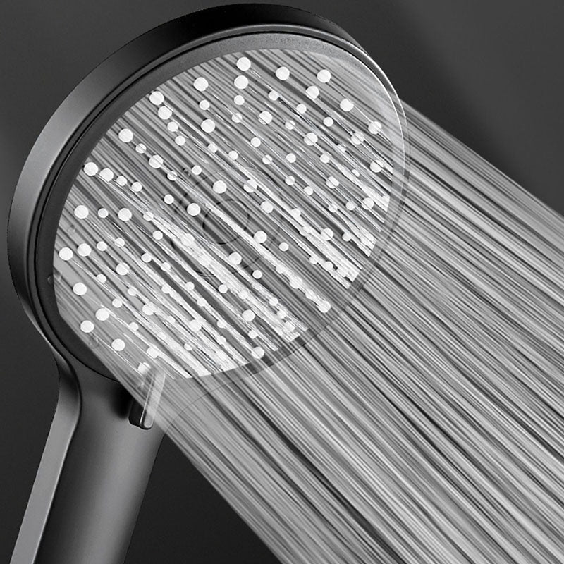 ABS Plastic Handheld Shower High Pressure 5 Spray Patterns Wall Mounted Showerhead