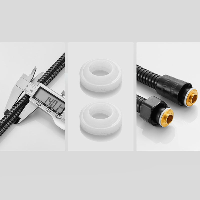 ABS Plastic Handheld Shower High Pressure 5 Spray Patterns Wall Mounted Showerhead