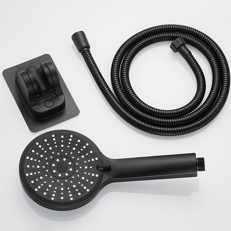 ABS Plastic Handheld Shower High Pressure 5 Spray Patterns Wall Mounted Showerhead