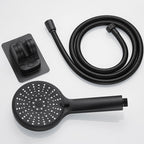 ABS Plastic Handheld Shower High Pressure 5 Spray Patterns Wall Mounted Showerhead