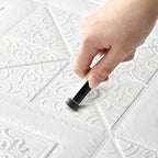 3D embossed interior wall covering Self-adhesive geometric texture wall covering