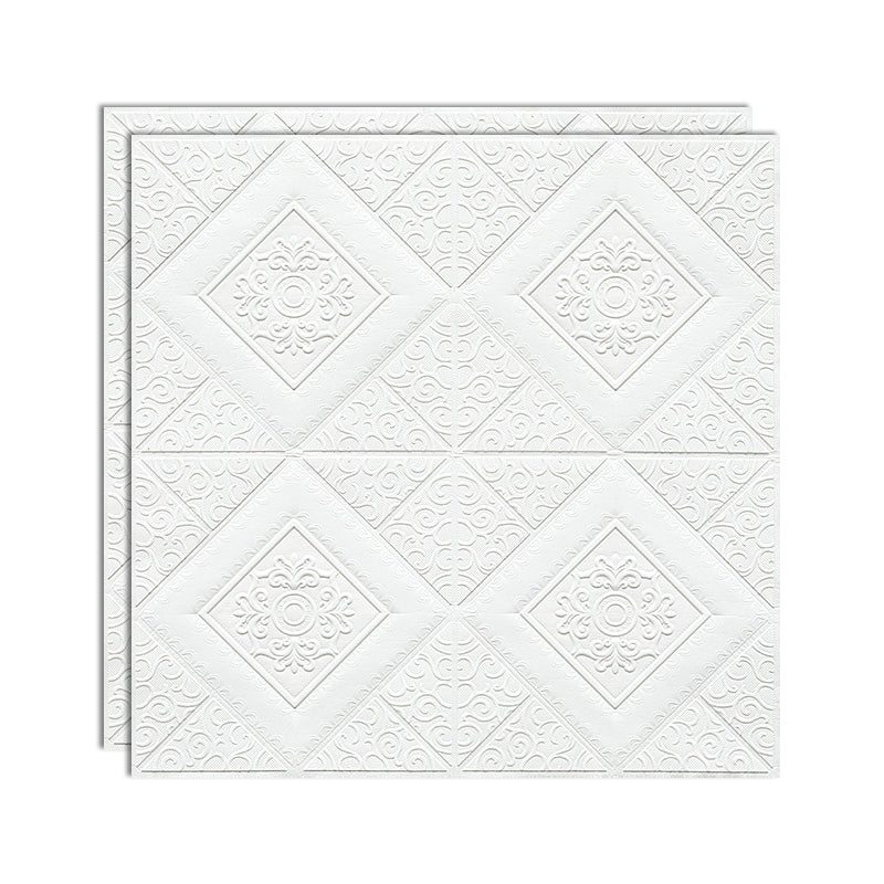 3D embossed interior wall covering Self-adhesive geometric texture wall covering
