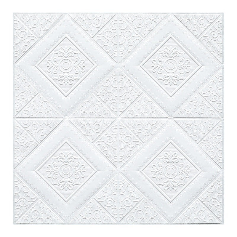 3D embossed interior wall covering Self-adhesive geometric texture wall covering