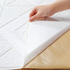 3D embossed interior wall covering Self-adhesive geometric texture wall covering