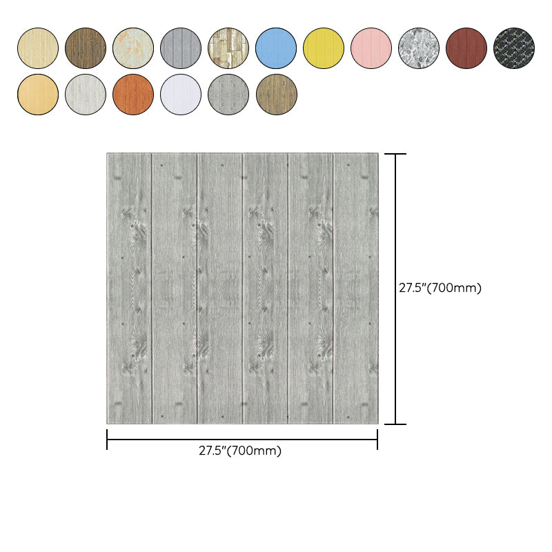 3D Embossed Interior Wall Covering Self-Adhesive Wood Look Wall Paneling
