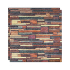 3D embossing interior wall panel self-adhesive square wall panel