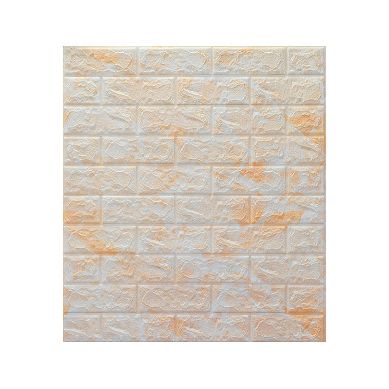 3D embossing interior wall panel self-adhesive square wall panel