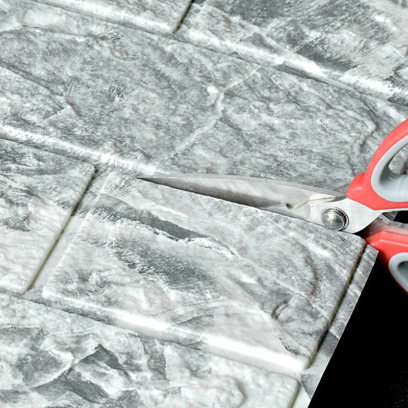 3D embossing interior wall panel self-adhesive square wall panel