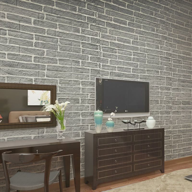 3D embossing interior wall panel self-adhesive square wall panel