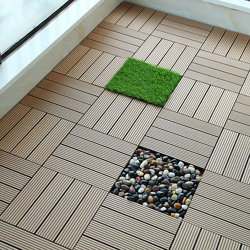 Rectangular constructed tiles Water resistant parquet flooring for balcony