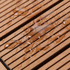 Rectangular constructed tiles water-resistant parquet flooring for balcony
