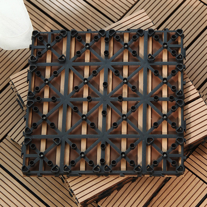 Rectangular constructed tiles water-resistant parquet flooring for balcony
