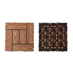 Rectangular constructed tiles water-resistant parquet flooring for balcony