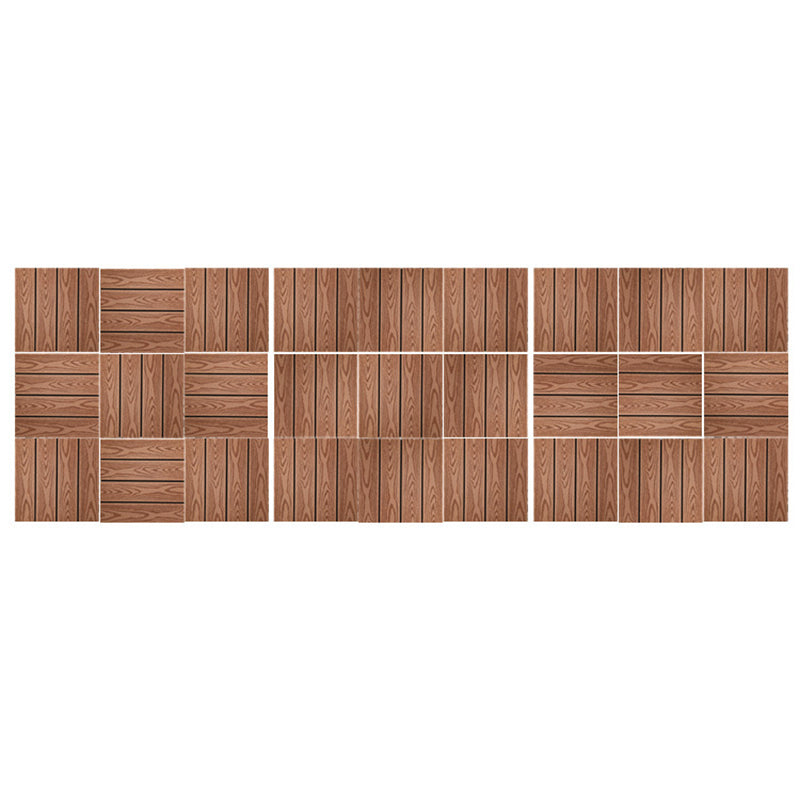 Rectangular constructed tiles Water resistant parquet flooring for balcony