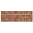 Rectangular constructed tiles Water resistant parquet flooring for balcony