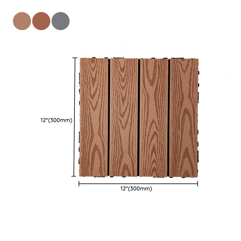 Rectangular constructed tiles Water resistant parquet flooring for balcony