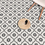 Patterned Vinyl Floor Self-adhesive Vinyl Floor with Square Edge