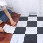 Patterned Vinyl Floor Self-adhesive Vinyl Floor with Square Edge