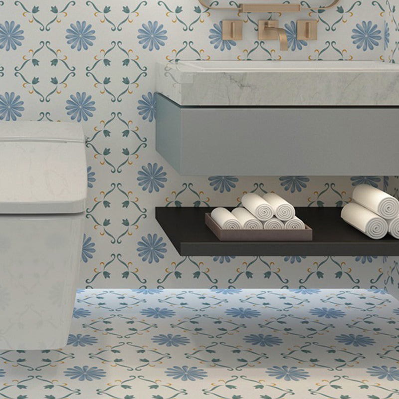 Patterned Vinyl Floor Self-adhesive Vinyl Floor with Square Edge