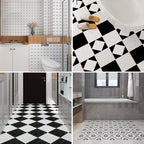 Patterned Vinyl Floor Self-adhesive Vinyl Floor with Square Edge