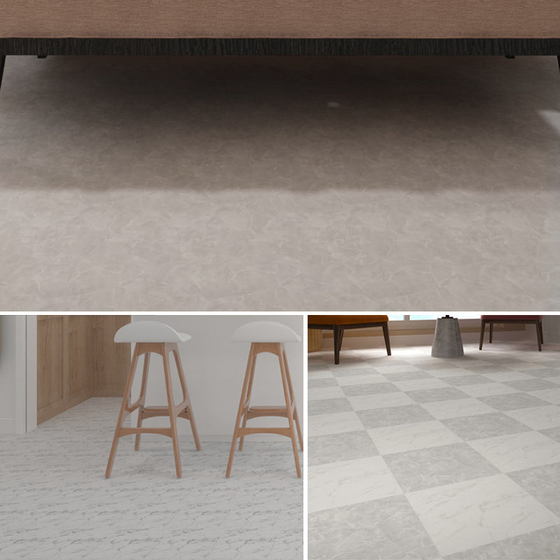 Patterned Vinyl Floor Self-adhesive Vinyl Floor with Square Edge