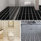 Patterned Vinyl Floor Self-adhesive Vinyl Floor with Square Edge