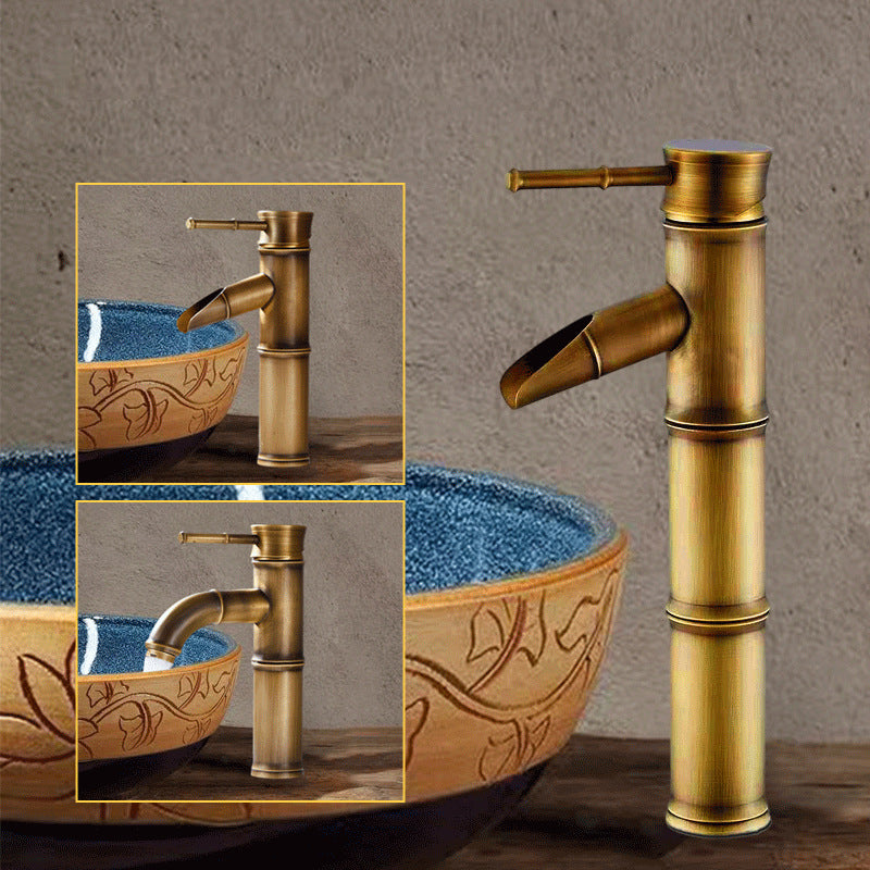 Country House Style Basin Mixer Single Hole Bathroom Fitting