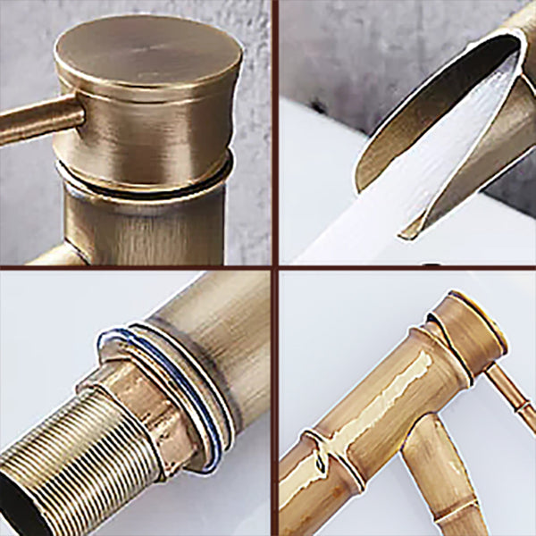 Country House Style Basin Mixer Single Hole Bathroom Fitting