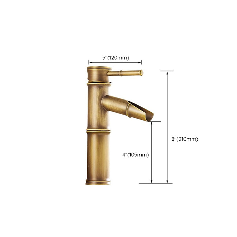 Country House Style Basin Mixer Single Hole Bathroom Fitting