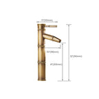 Country House Style Basin Mixer Single Hole Bathroom Fitting