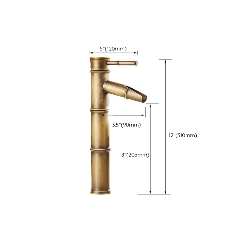 Country House Style Basin Mixer Single Hole Bathroom Fitting