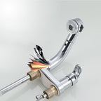 Modern Style Sink Faucet Copper Handle Low Arc Pull-Out Sink Faucet