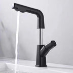 Widespread sink faucet Modern tap with single lever