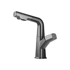 Widespread sink faucet Modern tap with single lever