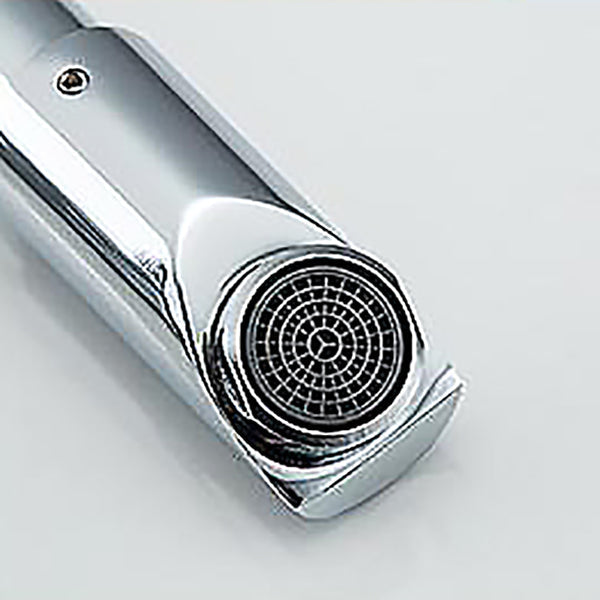 Modern Style Bathroom Faucet Dual Handle Faucet Swivel Spout Faucet