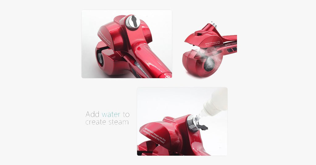 New Generation Ceramic Automatic Hair Steam Curler – Curls for Beach Waves and Much More
