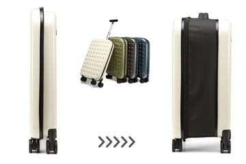 360° Foldable Travel Suitcases with Wheels