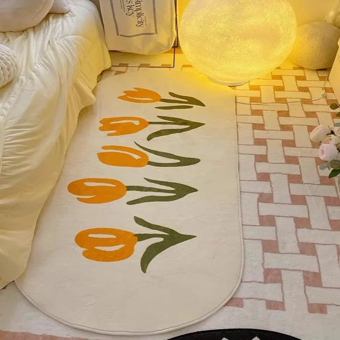 Nightstand Tulips Rug