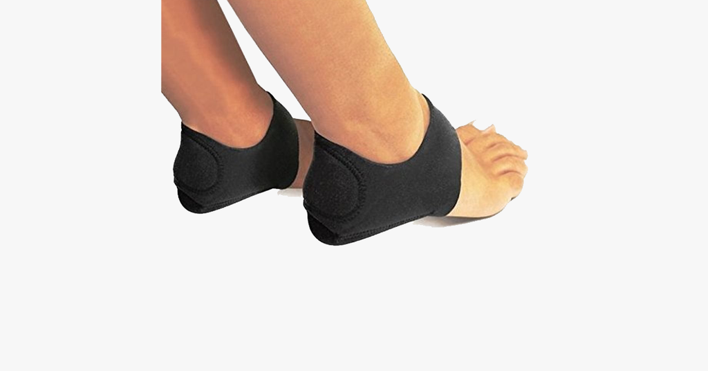2 pack: Foot shock-absorbing plantar fasciitis therapy wrap
